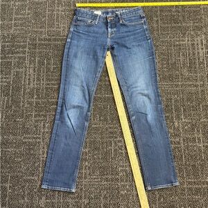 Gap 1969 Jeans Womens 29 Long Blue Medium Wash Denim Real Straight Zip Fly